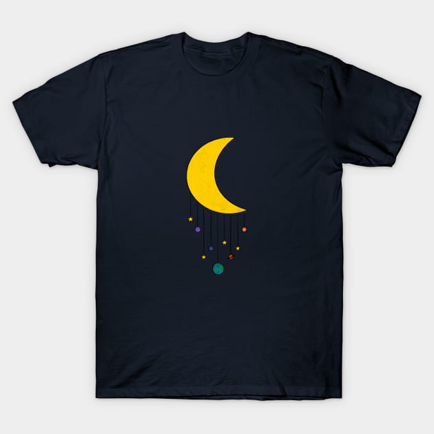 Moon mobile T-Shirt by SRSigs